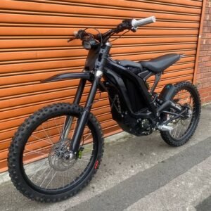 the Black 2023 Surron Light Bee X Off Road for Sale—a premium electric dirt bike designed for trail junkies, stunt riders