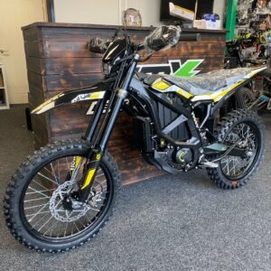This black-yellow surron ultra bee for sale is the ultimate choice for riders who crave adrenaline and standout design. Built for off-road dominance